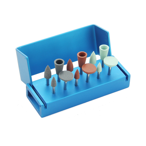 RT-4114A Amalgam Alloy Metal RA Polishing Burs Kit with Box