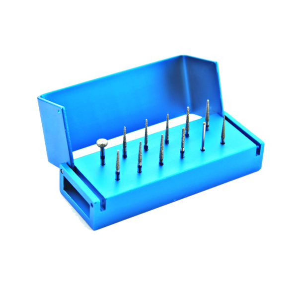 RT-4101A Crown & Bridge Prep. For Anterior Burs Kit with Box