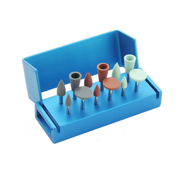 RT-4114A Amalgam Alloy Metal RA Polishing Burs Kit with Box