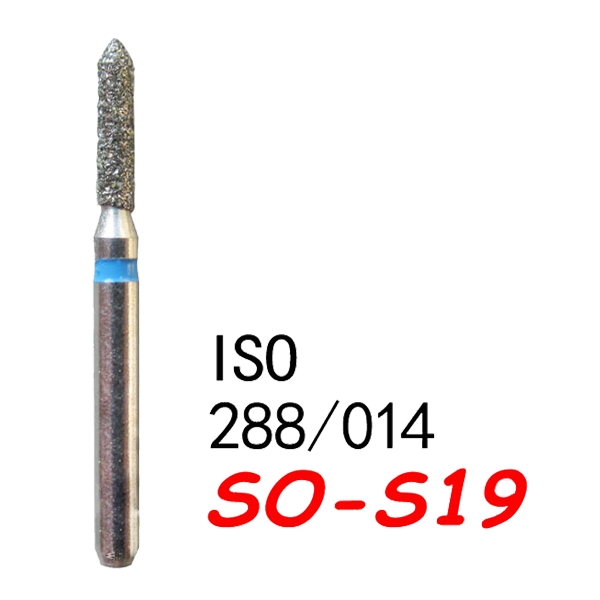 SO-S19 FG Diamond Burs(50pcs in a box)