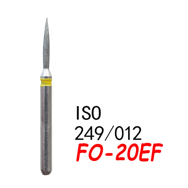 FO-20EF FG Diamond Burs(50pcs in a box)