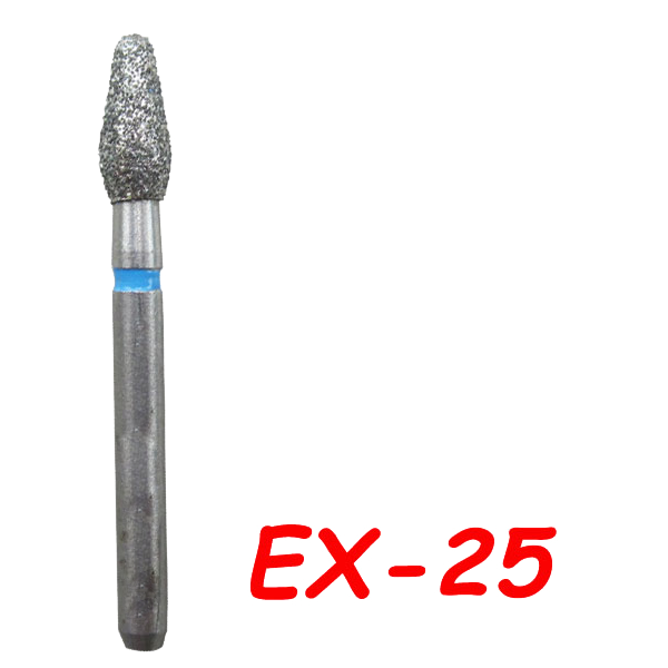 EX-25 FG Diamond Burs(50pcs in a box)