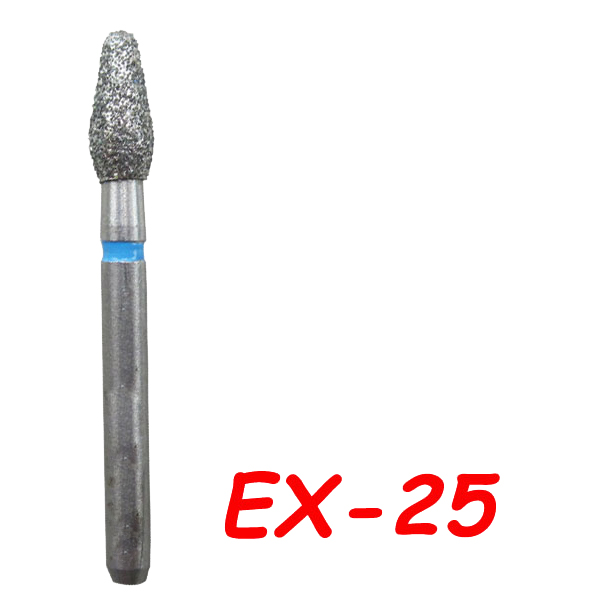 EX-25 FG Diamond Burs(50pcs in a box)