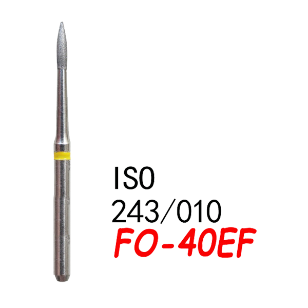 FO-40EF FG Diamond Burs(50pcs in a box)