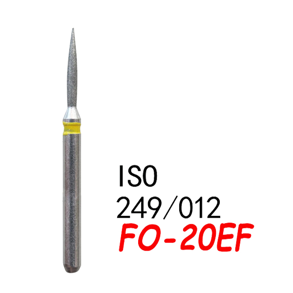 FO-20EF FG Diamond Burs(50pcs in a box)