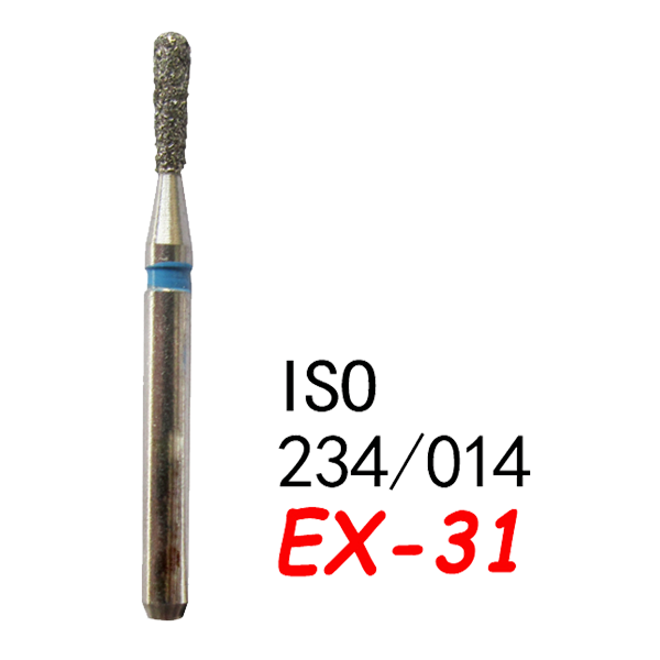 EX-31 FG Diamond Burs(50pcs in a box)