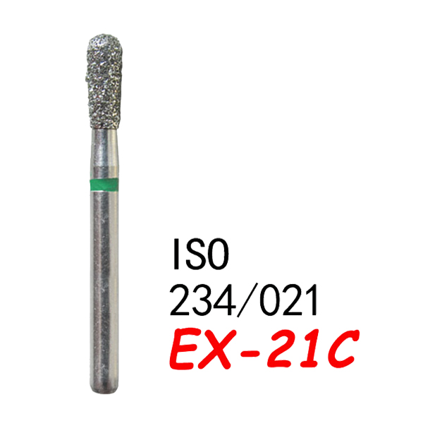 EX-21C FG Diamond Burs(50pcs in a box)