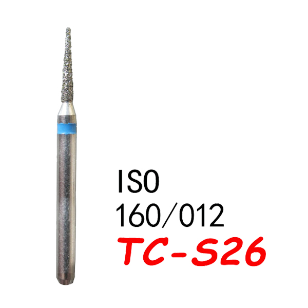 TC-S26 Needle Shape Head Diamond Burs-(50 pcs in a box )