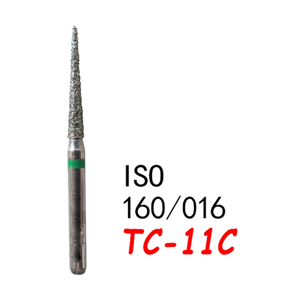 TC-11 Needle Shape Head Diamond Burs-(50 pcs in a box )