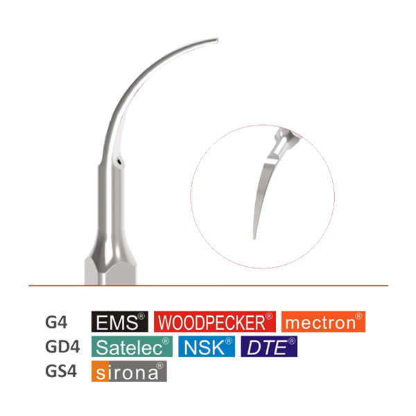 G4-GD4-GS4 Scaling Tips For Supragingival (5pcs in the pack )