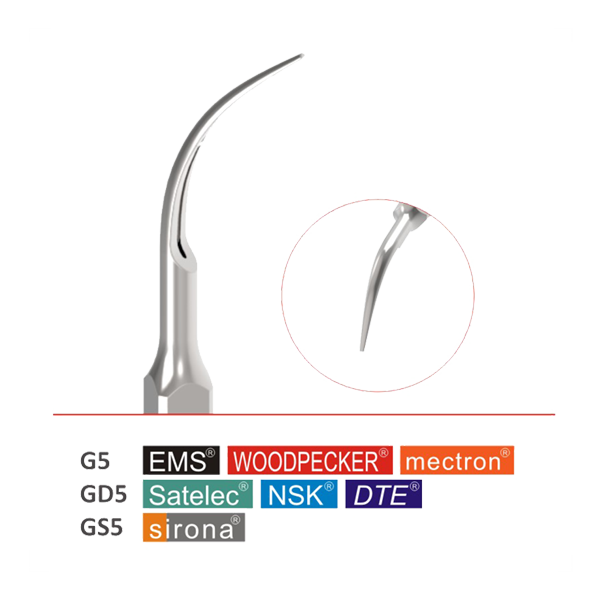 G5-GD5-GS5 Scaling Tips For Supragingival (5pcs in the pack )