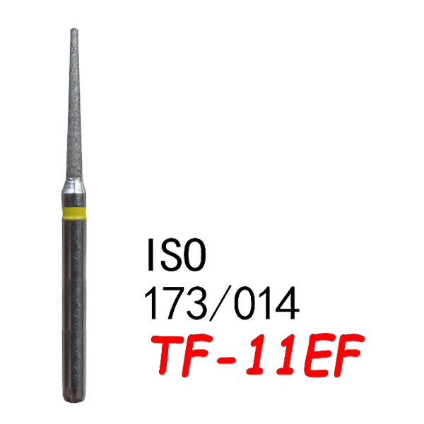 TF-11EF Flat End Taper Dental Diamond Bur（50 pcs in a box ）