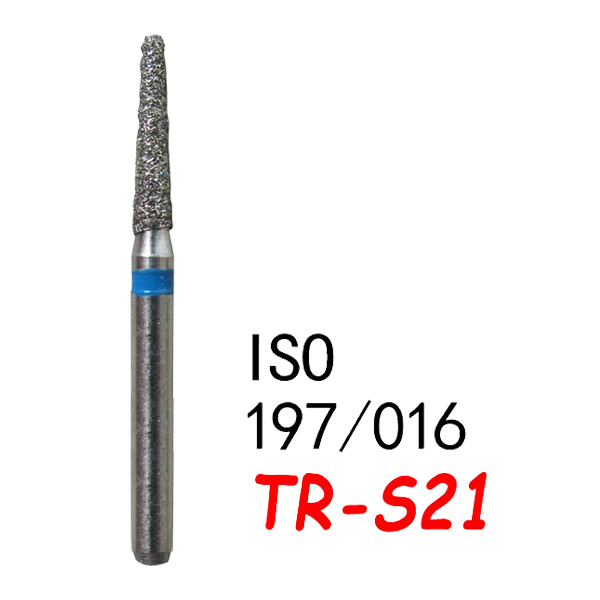 TR-S21 FG Diamond Burs-(50pcs in a box)