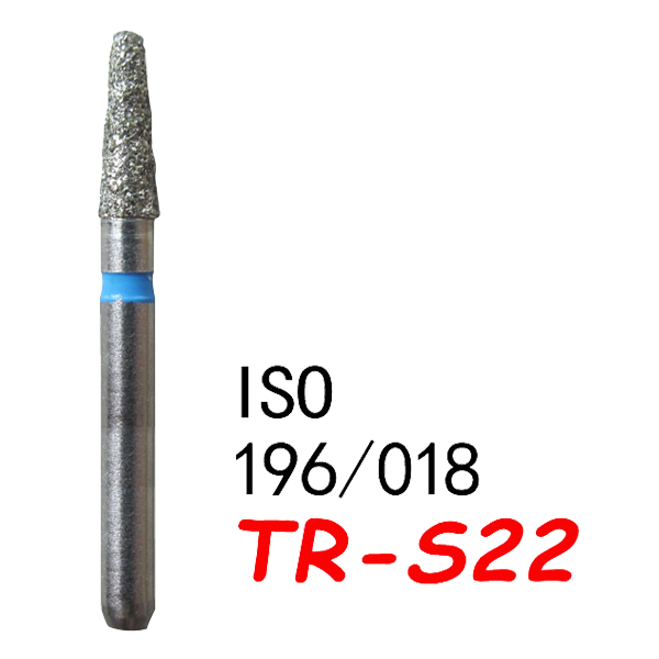 TR-S22 FG Diamond Burs-(50pcs in a box)