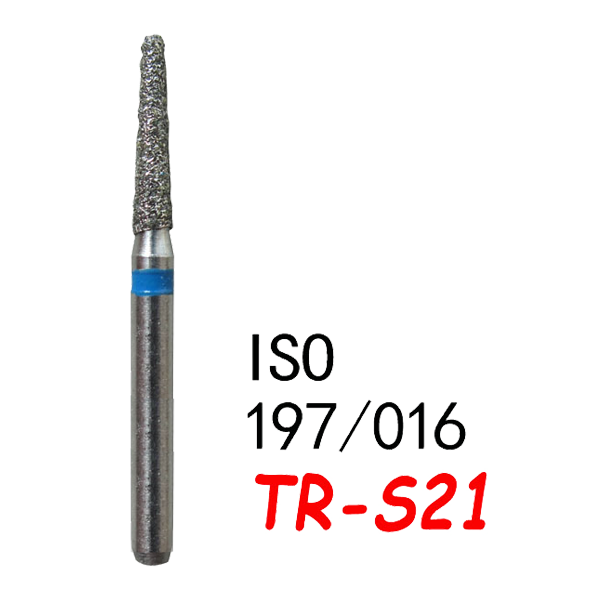 TR-S21 FG Diamond Burs-(50pcs in a box)