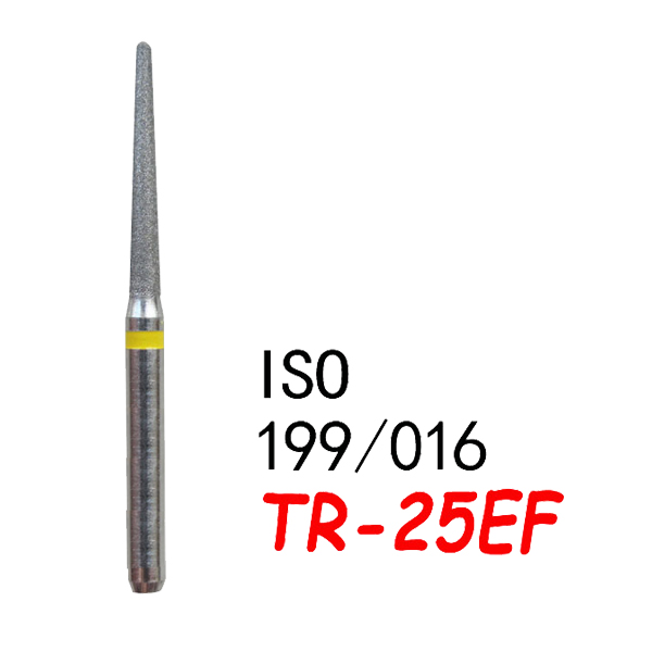 TR-25EF FG Diamond Burs-(50pcs in a box)