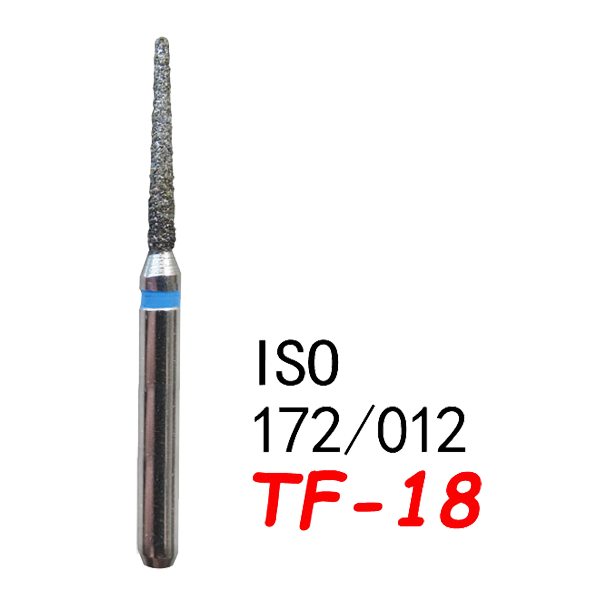 TF-18 Flat End Taper Dental Diamond Bur-(50 pcs)