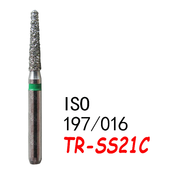 TR-SS21C FG Diamond Burs-(50pcs in a box)