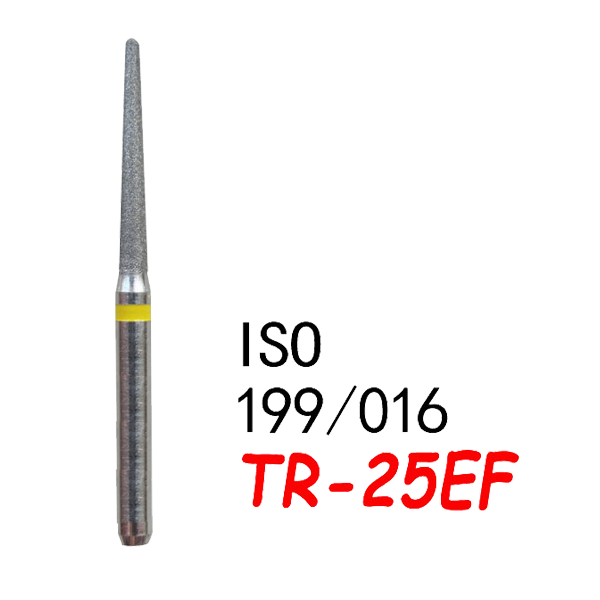 TR-25EF FG Diamond Burs-(50pcs in a box)