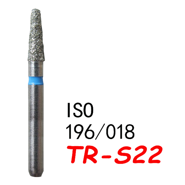 TR-S22 FG Diamond Burs-(50pcs in a box)