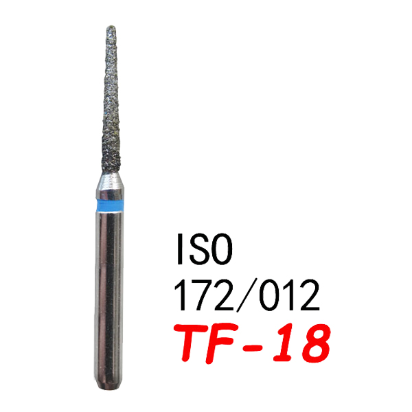 TF-18 Flat End Taper Dental Diamond Bur-(50 pcs)