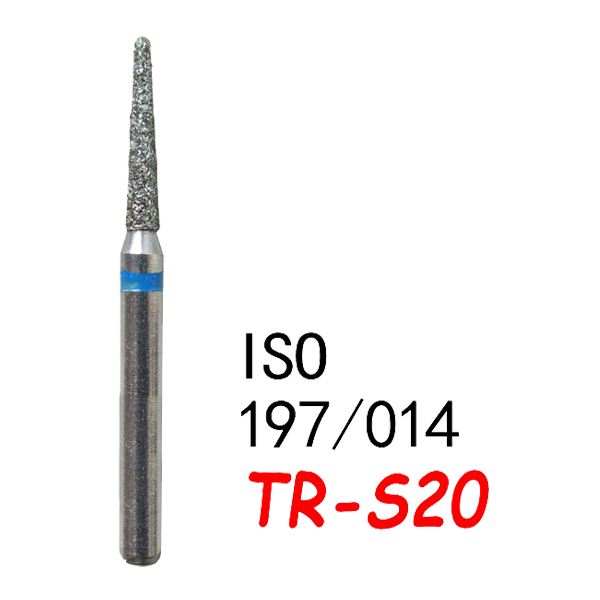 TR-S20 FG Diamond Burs-(50pcs in a box)