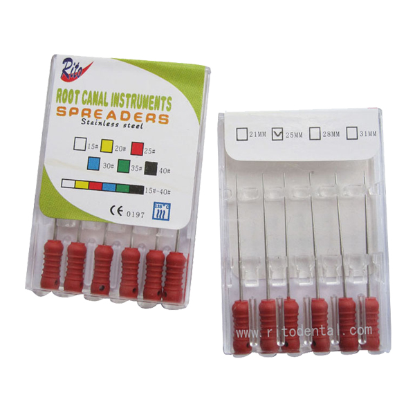 SSS-25 Stailess Steel Spreaders/Stainless Steel Files/Hand Use Dental File L 25mm(10 boxes)