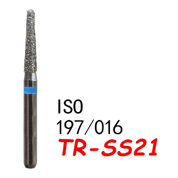 TR-SS21 FG Diamond Burs-(50pcs in a box)