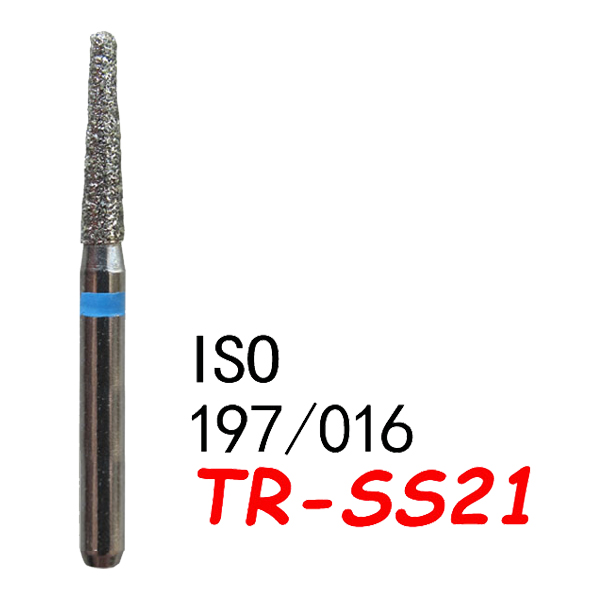 TR-SS21 FG Diamond Burs-(50pcs in a box)