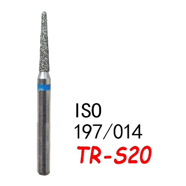 TR-S20 FG Diamond Burs-(50pcs in a box)