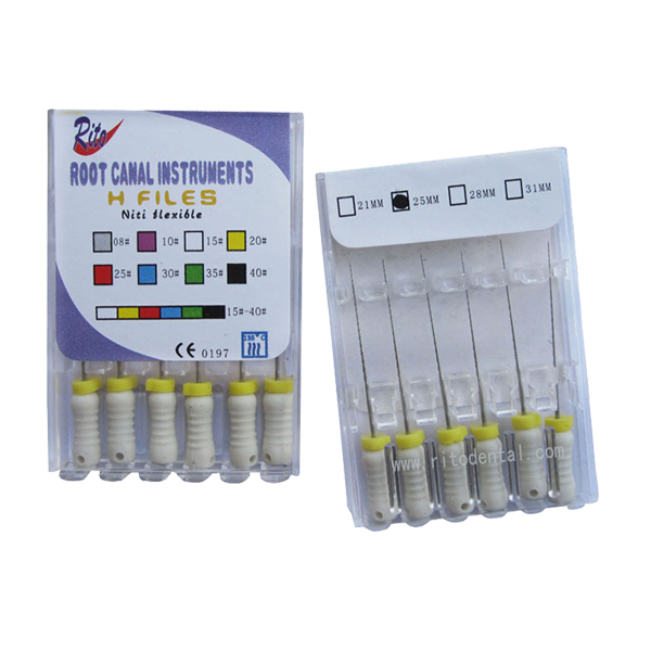 NH-25 Niti H Files/Root Canal Files/Hand Use H Files L25mm(10 boxes)