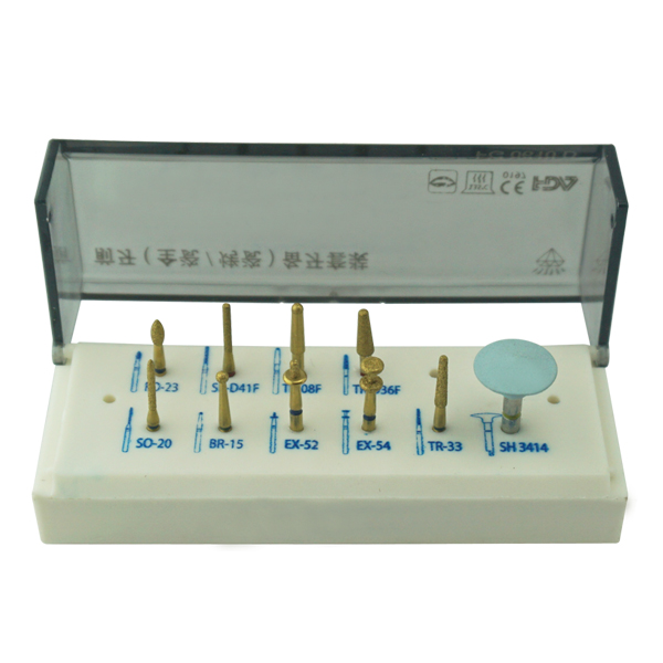 RT-FG0610D Kit Of Preparation Anterior Teeth For Ceramics/Zirconia Crown