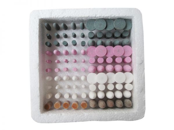 Stone-MX Dental Polishing Stone Points- Prophy Stone Points - Mix color